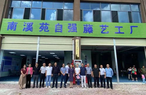 花溪區南溪苑自強藤藝工廠揭牌成立